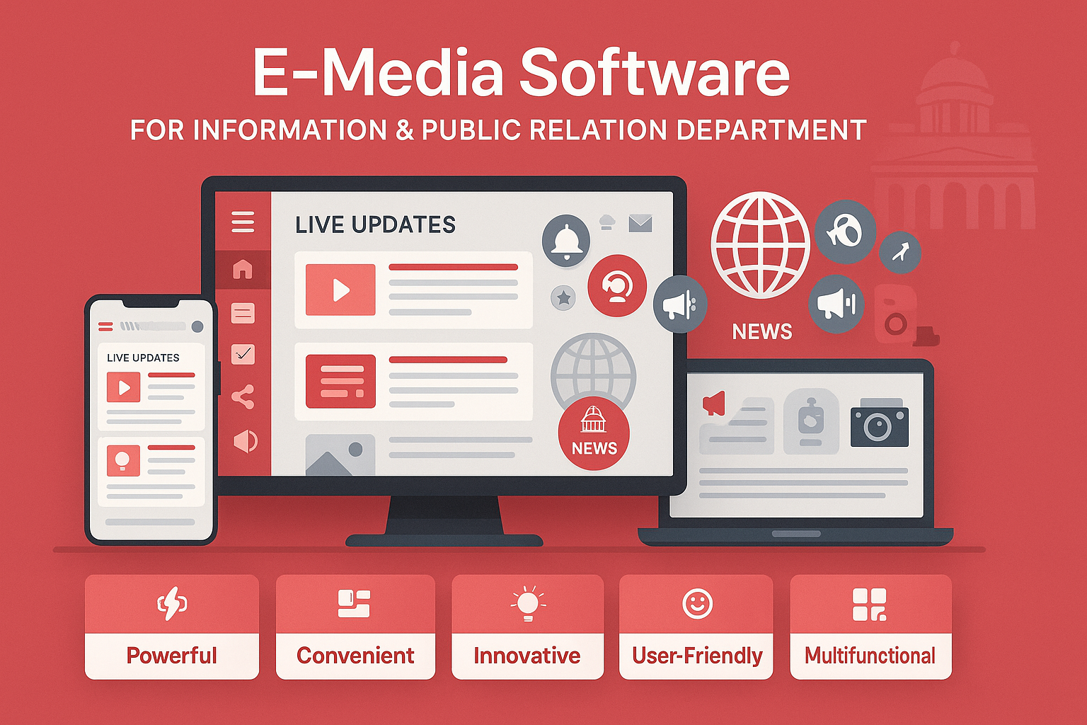 E-Media for Information & Public Relation Department